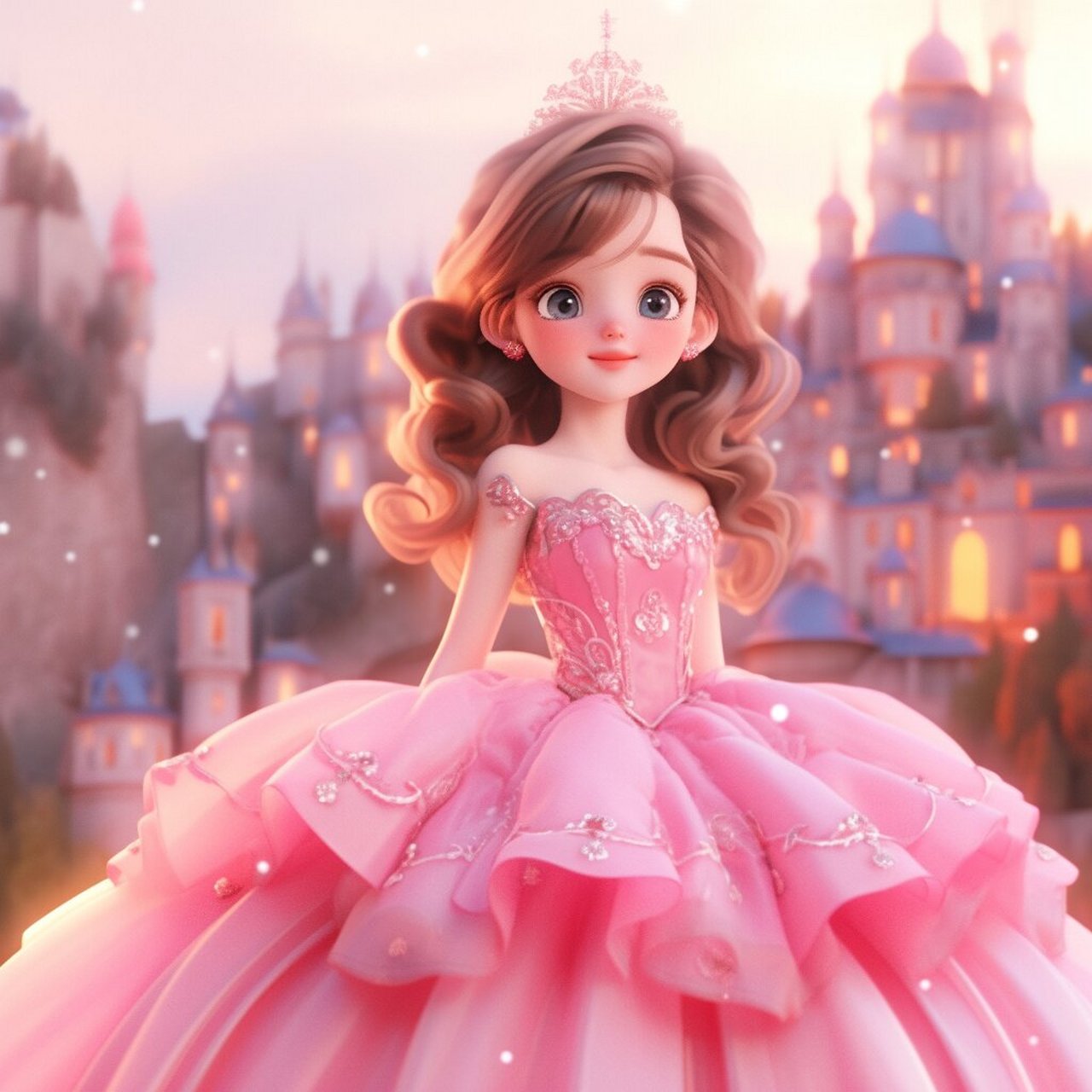 00每日分享 小公主们的芭比头像来啦 喵喵也想蹭蹭芭比的热度 蹭蹭