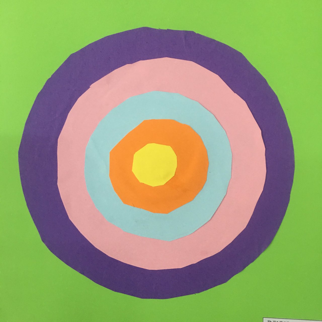 90今日份创意美术|《同心圆》中班 这是一节圆与色彩之间的碰撞