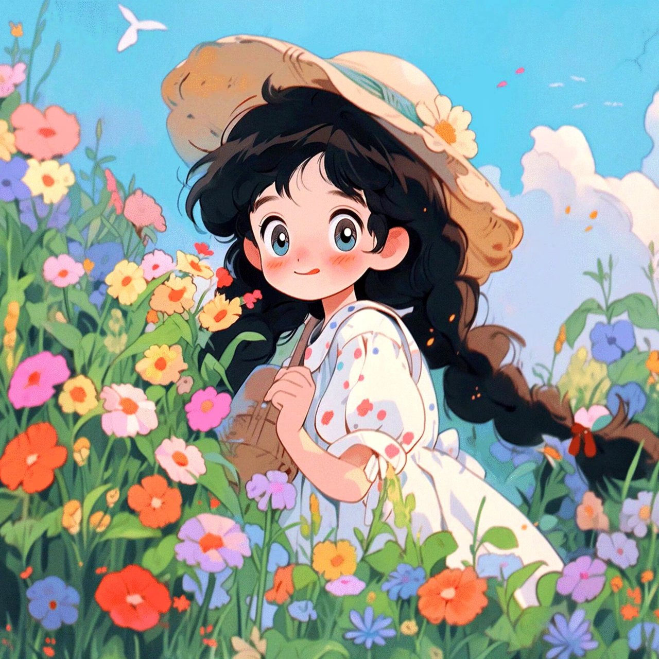 治愈系动漫女头 治愈系动漫女生头像,可可爱爱