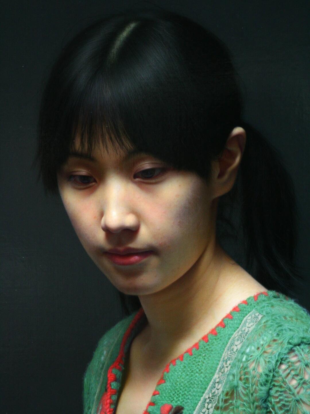 冷军超写实油画