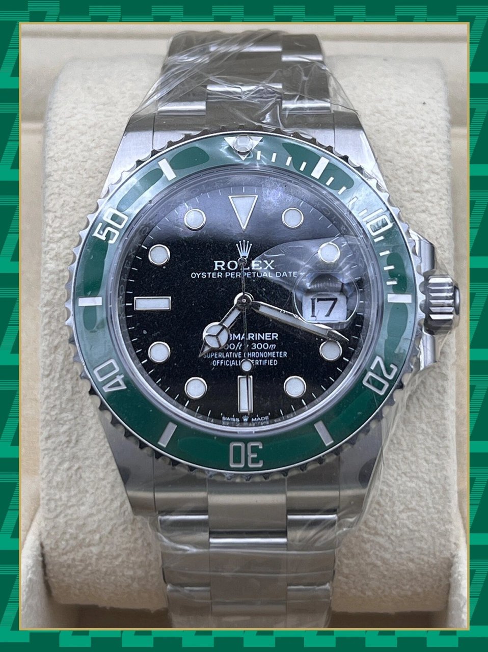rolex|126610lv三代绿水鬼07 95劳力士潜航者126610lv绿水鬼78