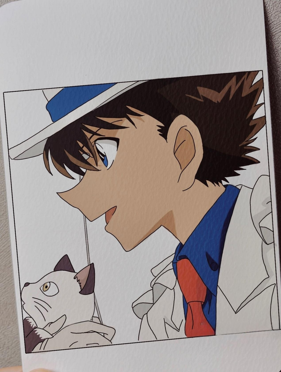 手绘|帅帅的怪盗基德来啦!