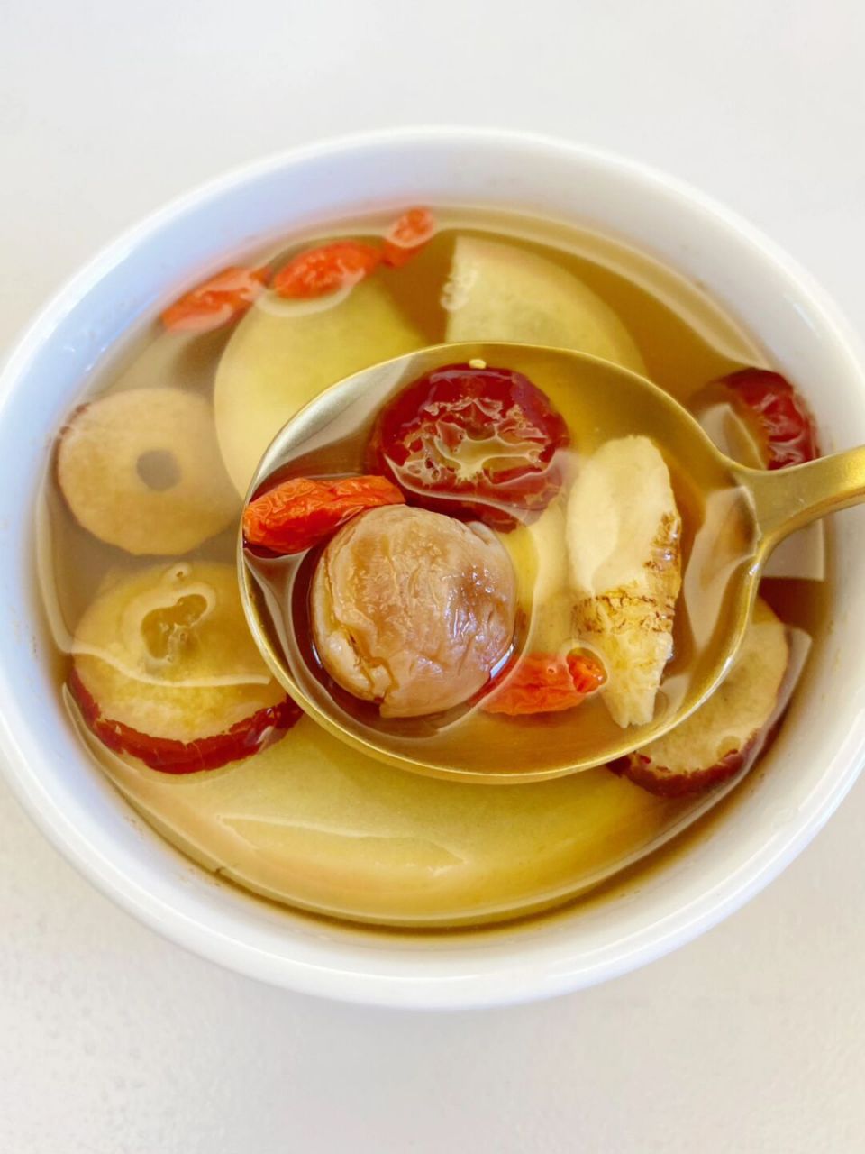 黄芪当归苹果茶!