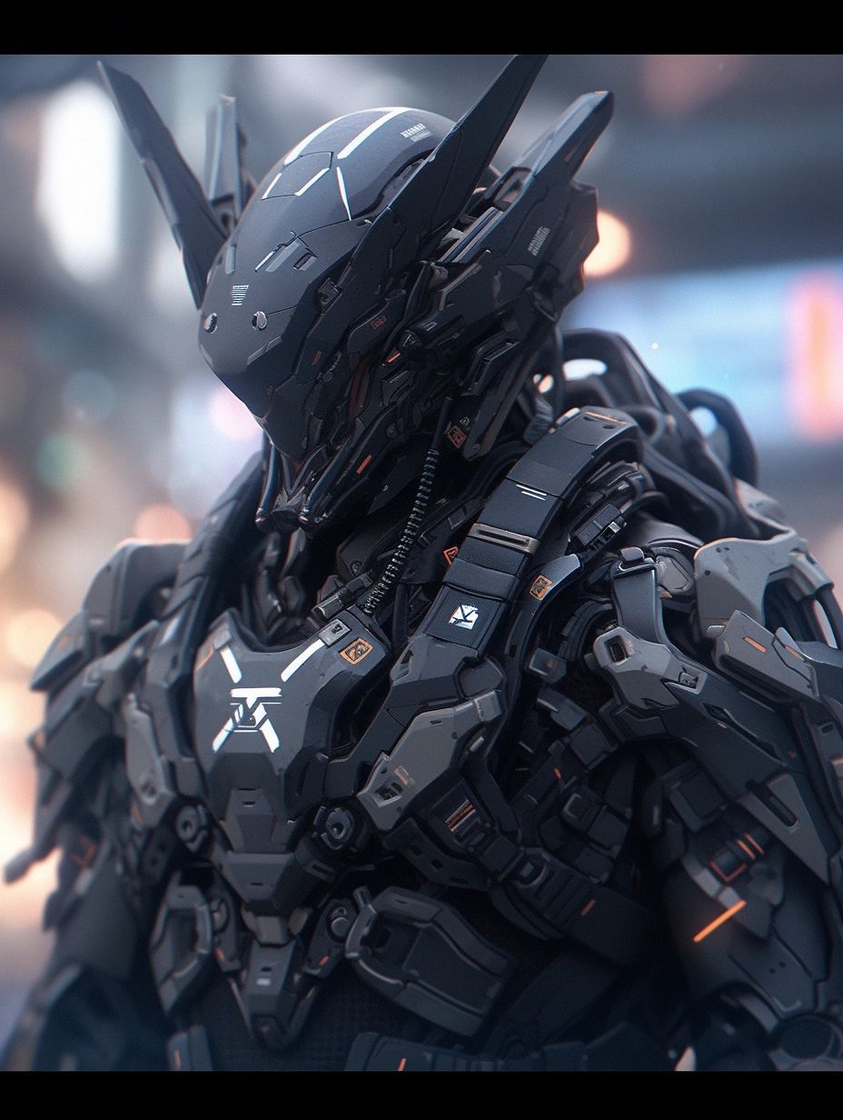 超酷赛博朋克机甲