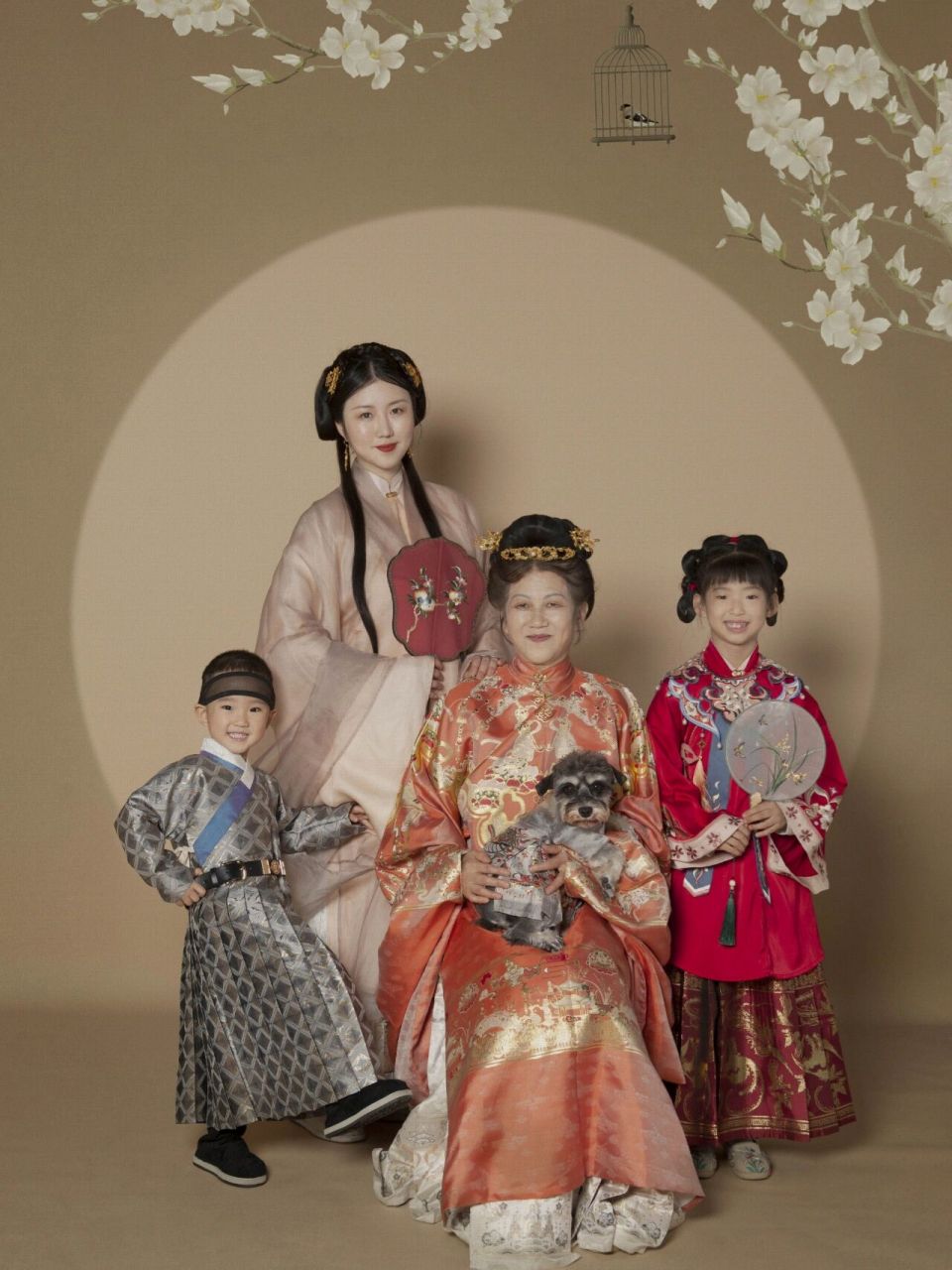 父母超满意的古风全家福 | 幸福感爆棚 岁月如流水 日复一日,年复一年