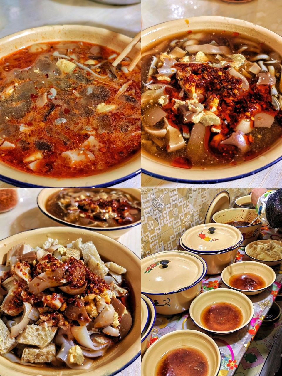 来应县当然要喝凉粉啦 选择了西关老人凉粉 一碗凉粉都有50年的历史