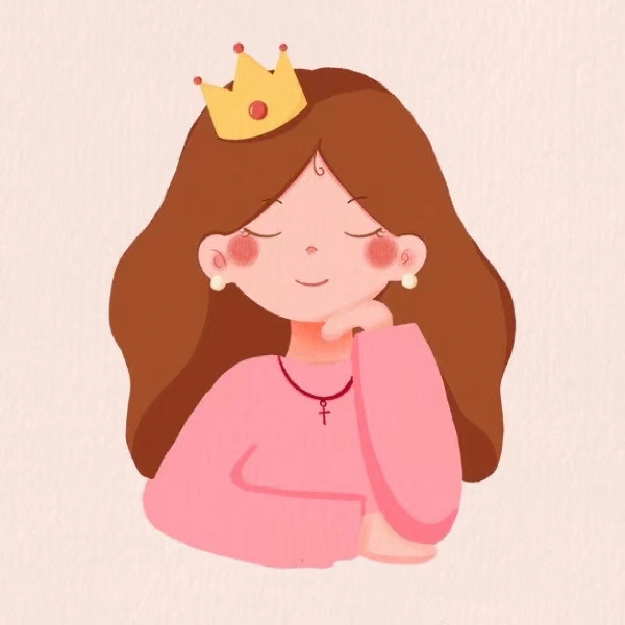 我是女王 插画头像