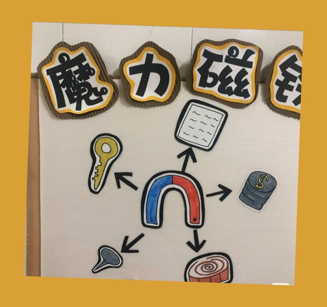 异极相吸 磁铁能够产生磁场,具有吸引铁磁性物质如铁,镍,钴等金属的