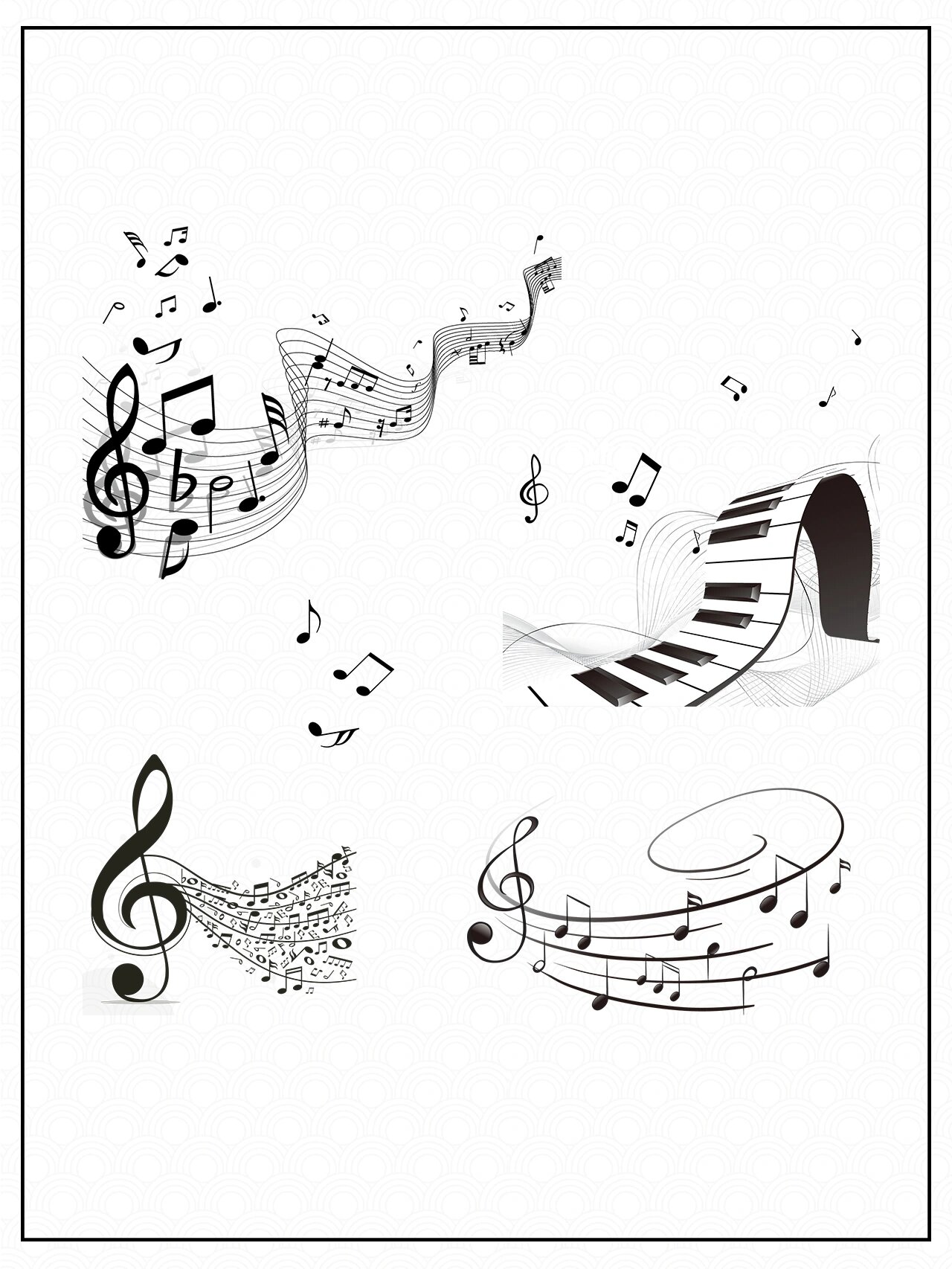 no.112|免扣png|音符素材🎶|音乐律动🎵