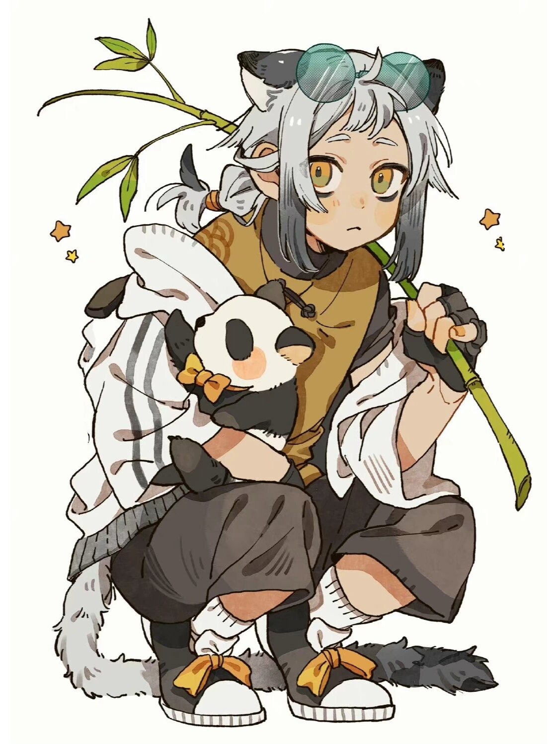 萌系可爱的动物拟人,超可的!