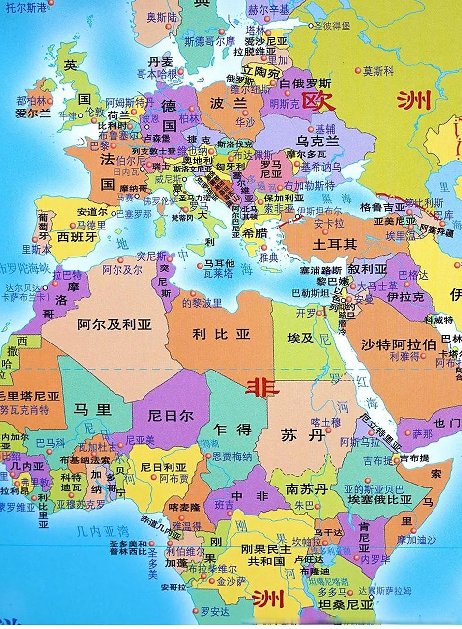 地中海沿岸南北差异太大,北面是植被丰富,雨水较多的欧洲,南面则是