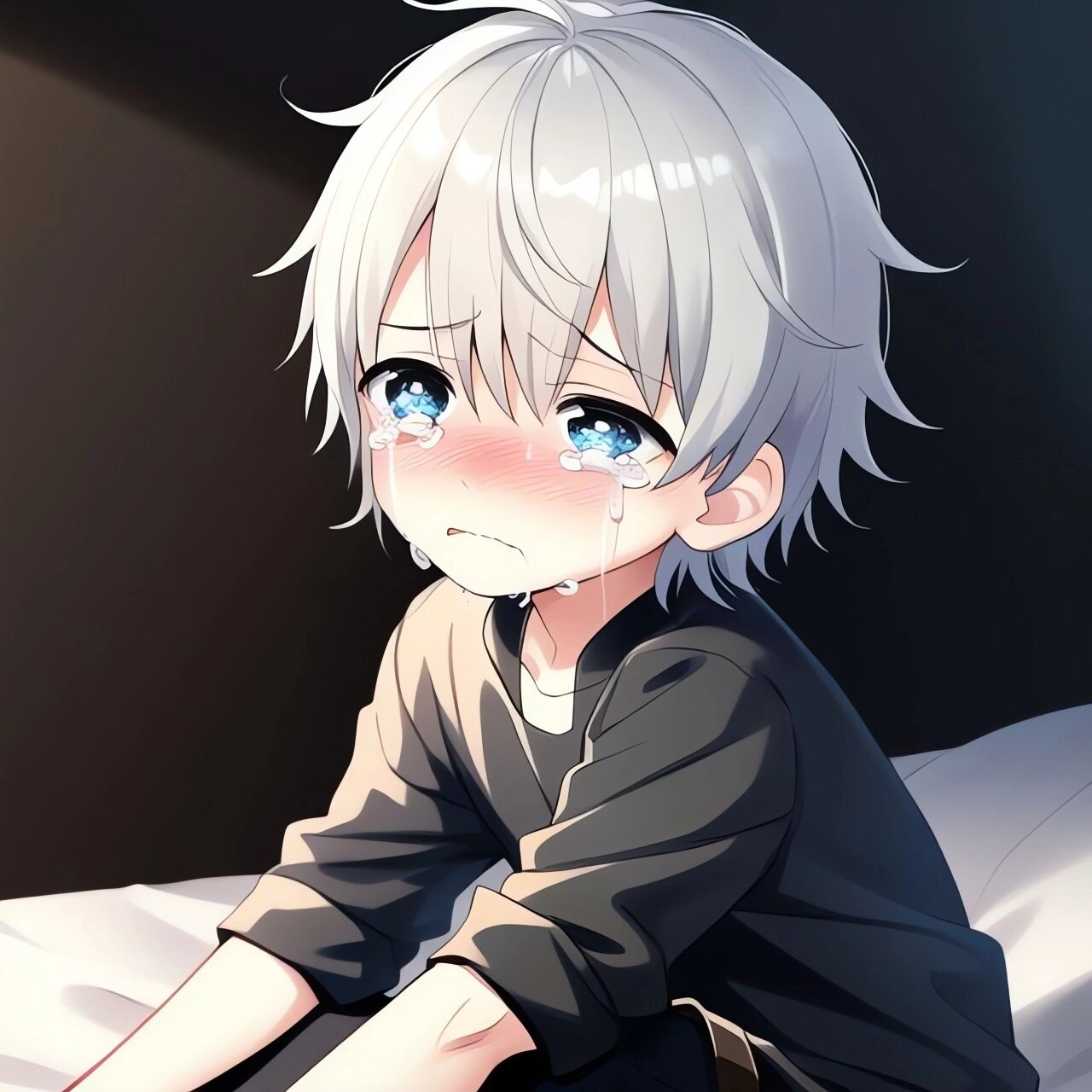 哭泣系情头告诉你的另一半你正在emo中