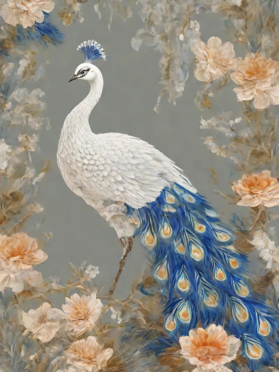 白孔雀,惊艳了时光