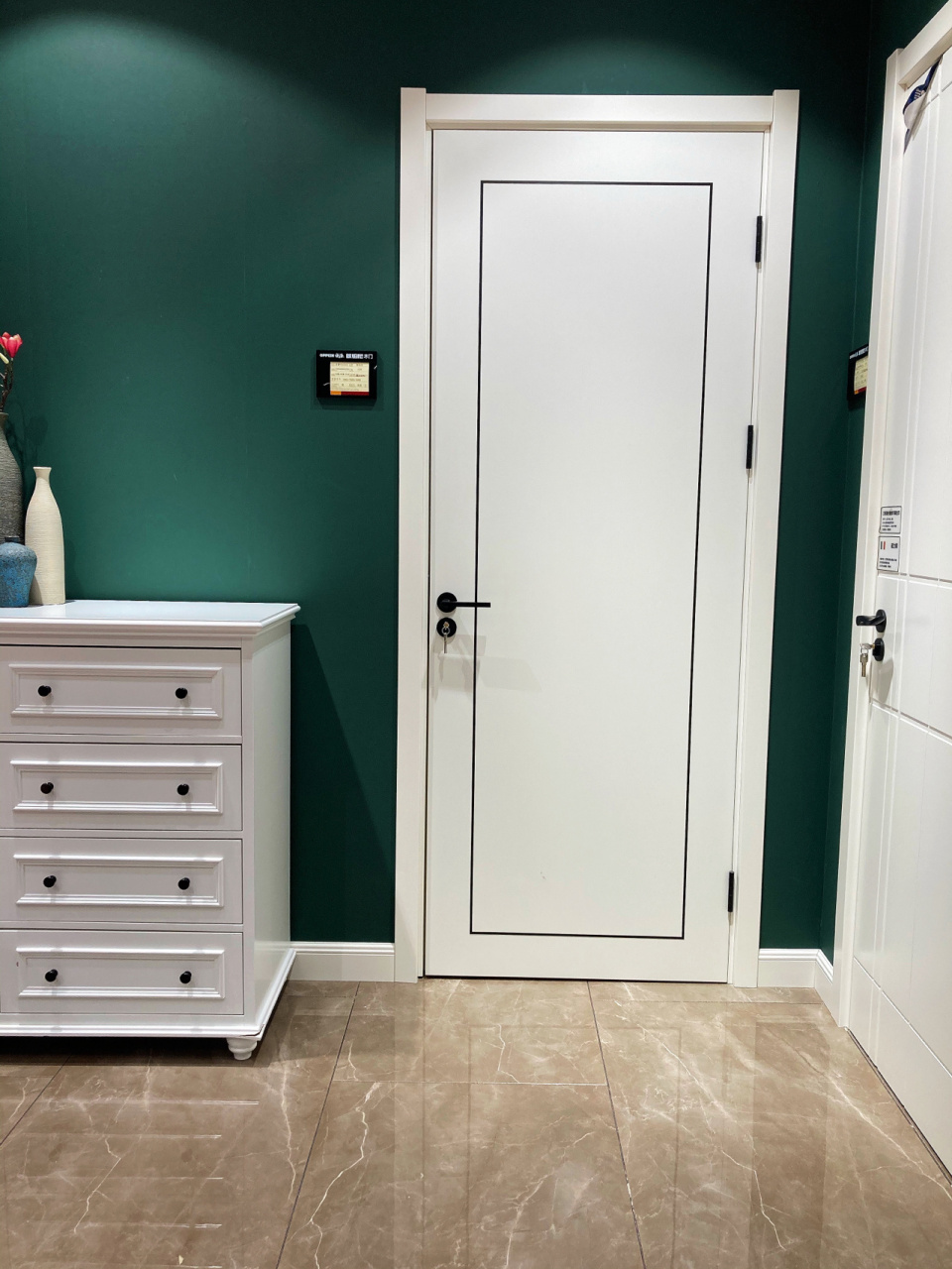 欧派旗下欧铂尼木门|另眼相看 78上次邀请tata复尺,今天去了店里谈