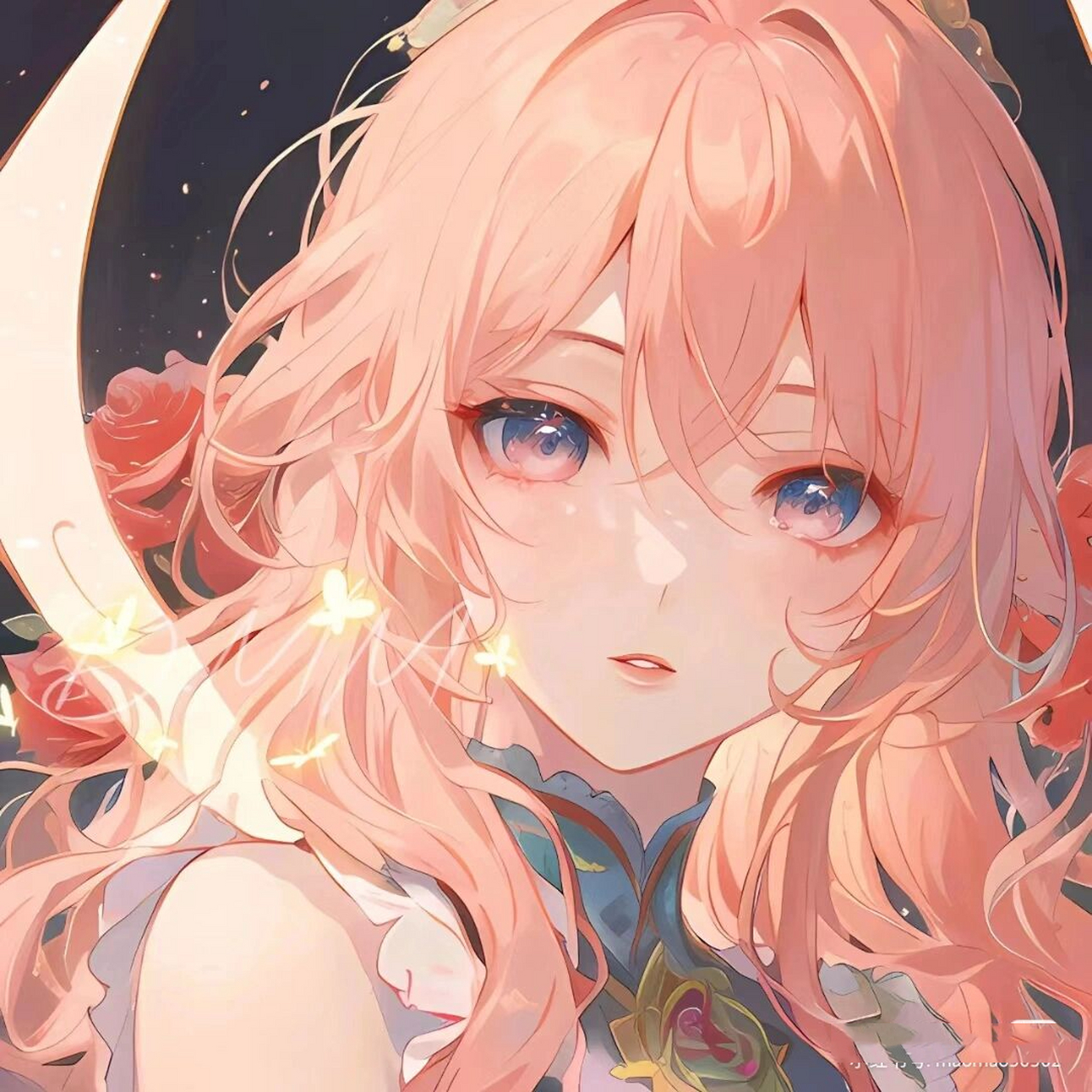 女生头像丨动漫丨粉系丨