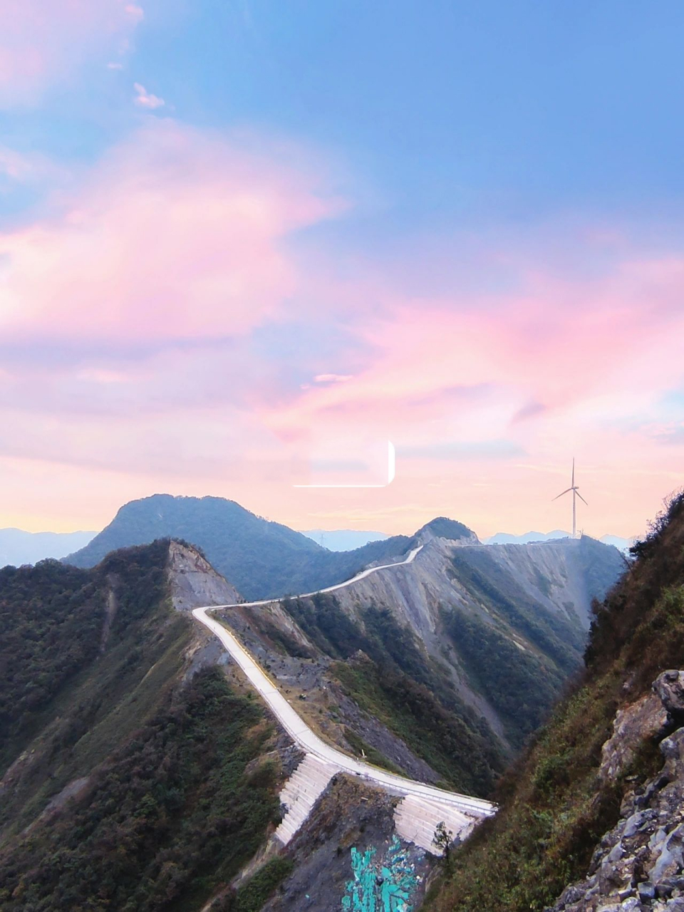 重庆石柱网红景点—-刀背梁 01导航石柱刀背梁,一条路直达.