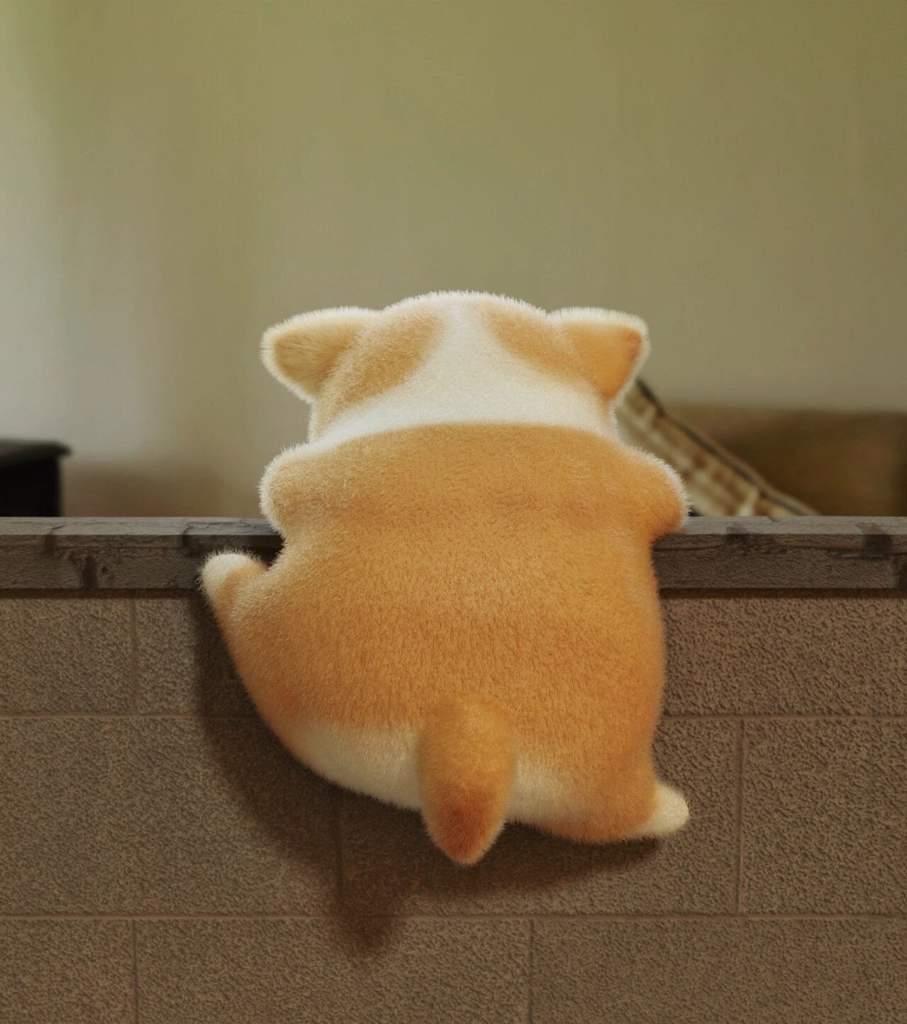 敲可爱的扒墙头像,保证一看就迷糊! 小动物的背影可可爱爱!