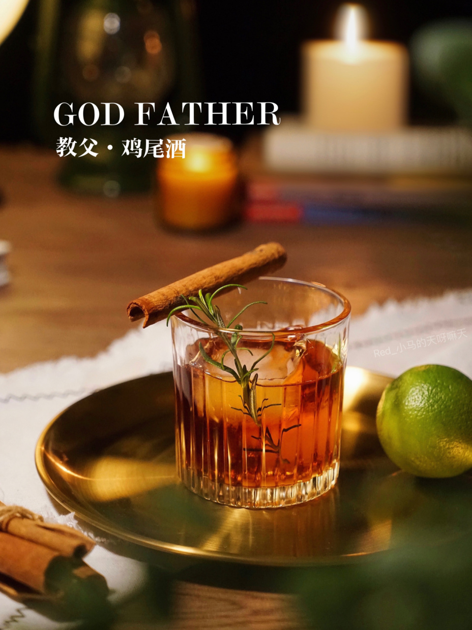 01godfather教父鸡尾酒|威士忌的经典鸡 提起教父,大多数人都能想到