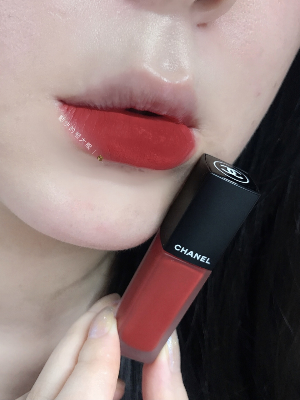 新品首发96香奈儿ink846好一朵复古红山茶花 ink唇釉846 新色 红色
