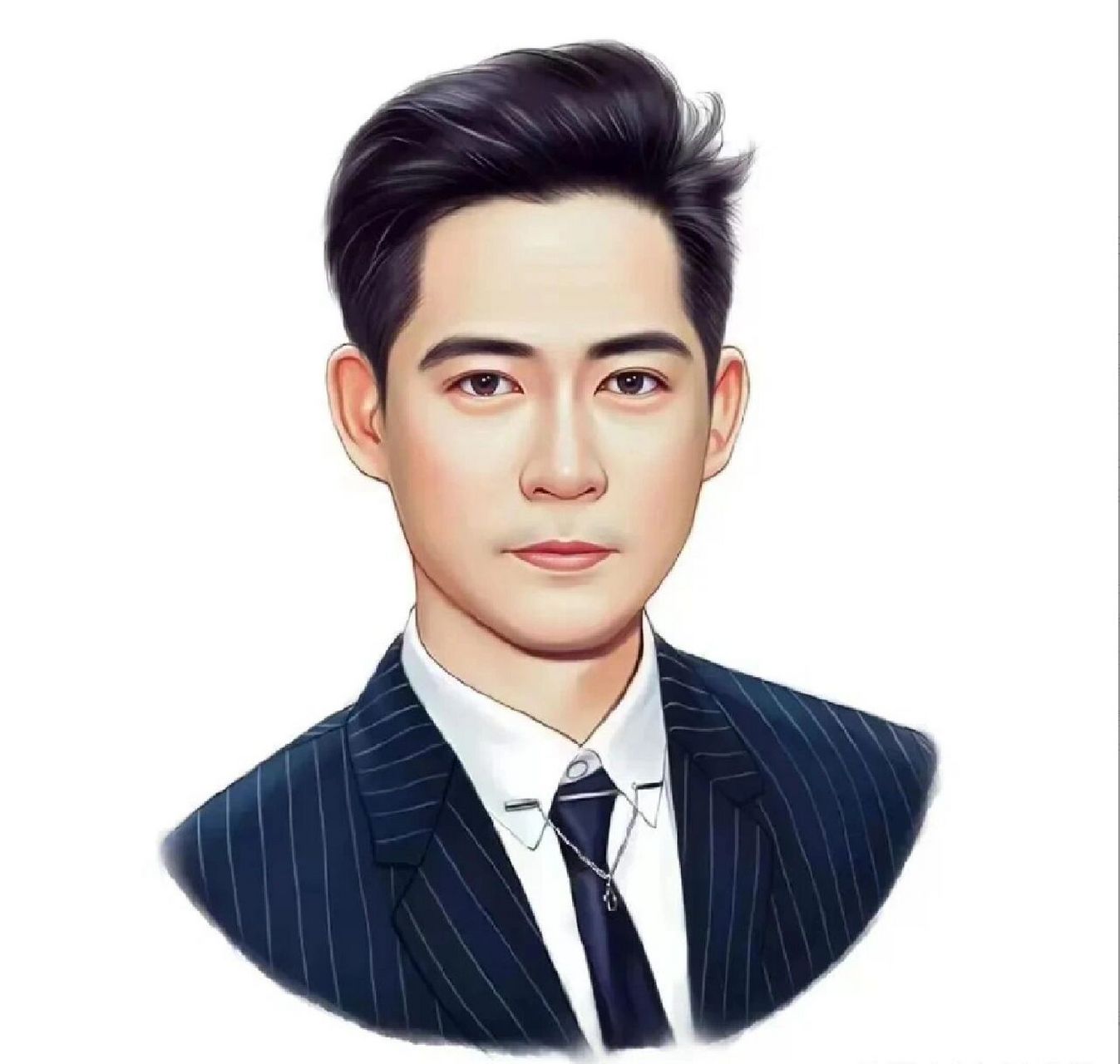 换个头像吧,阳光自信成熟稳重写实男头像! 更新这组手绘写实风格头像.