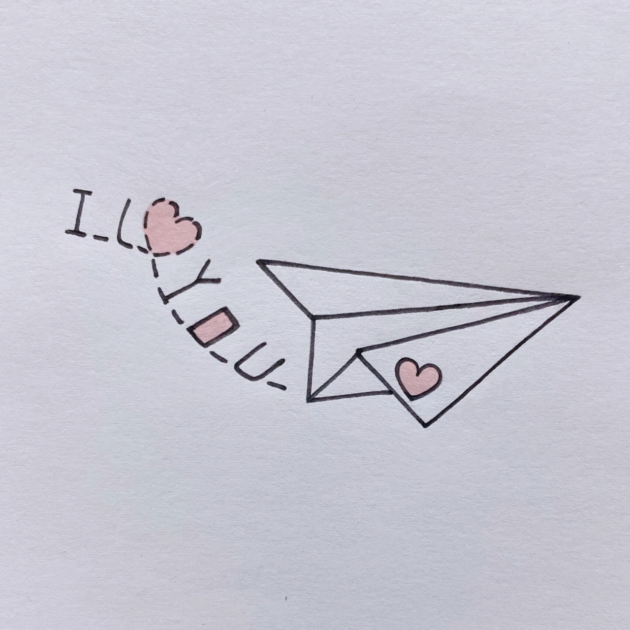 纸飞机简笔画儿童-纸飞机简笔画大全可爱