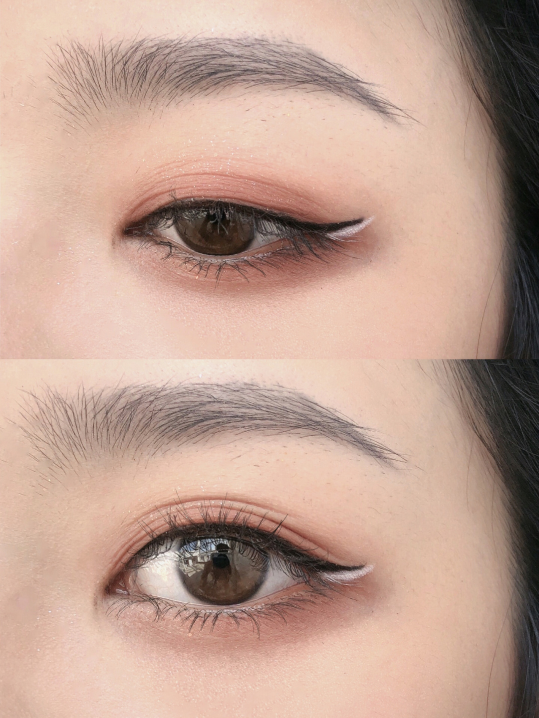 仙气十足 白色的眼线太混血了吧!