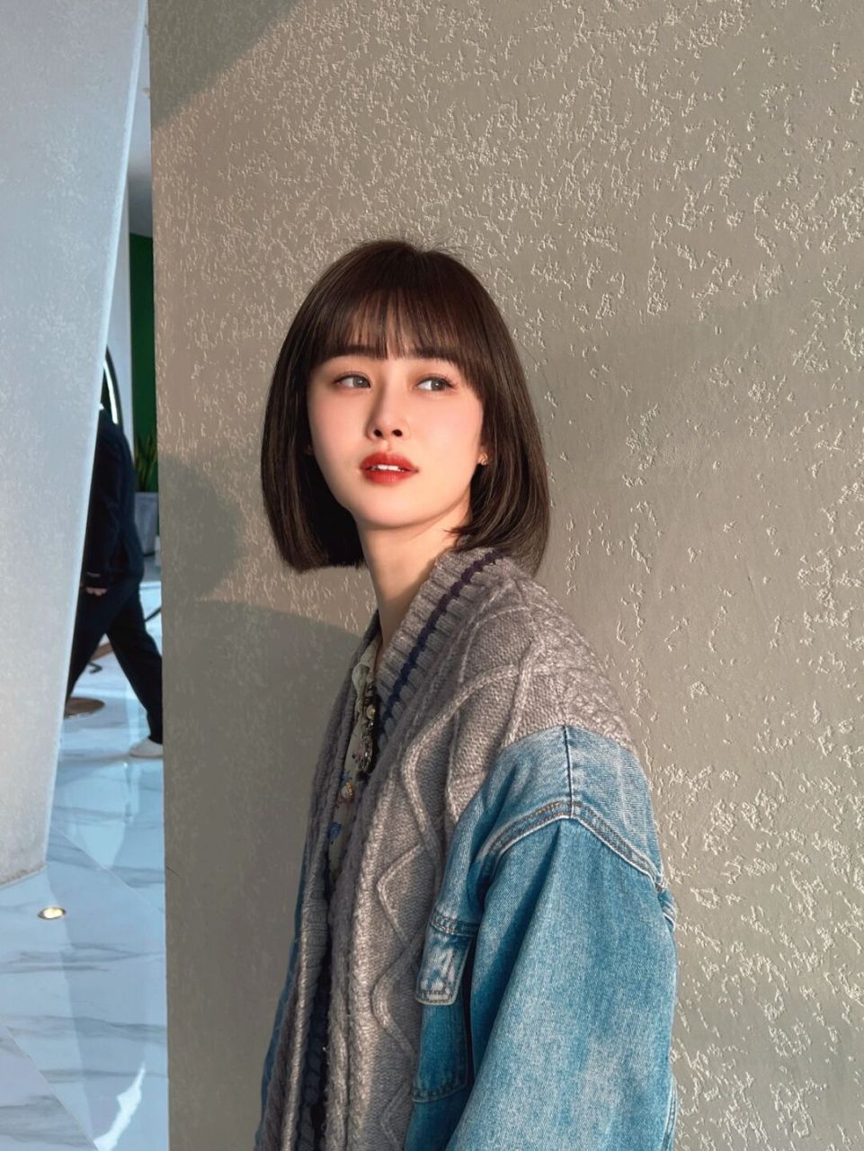 朋友圈被问爆了的发型,第一次尝试短发99 最近换了发型,尝试了三十