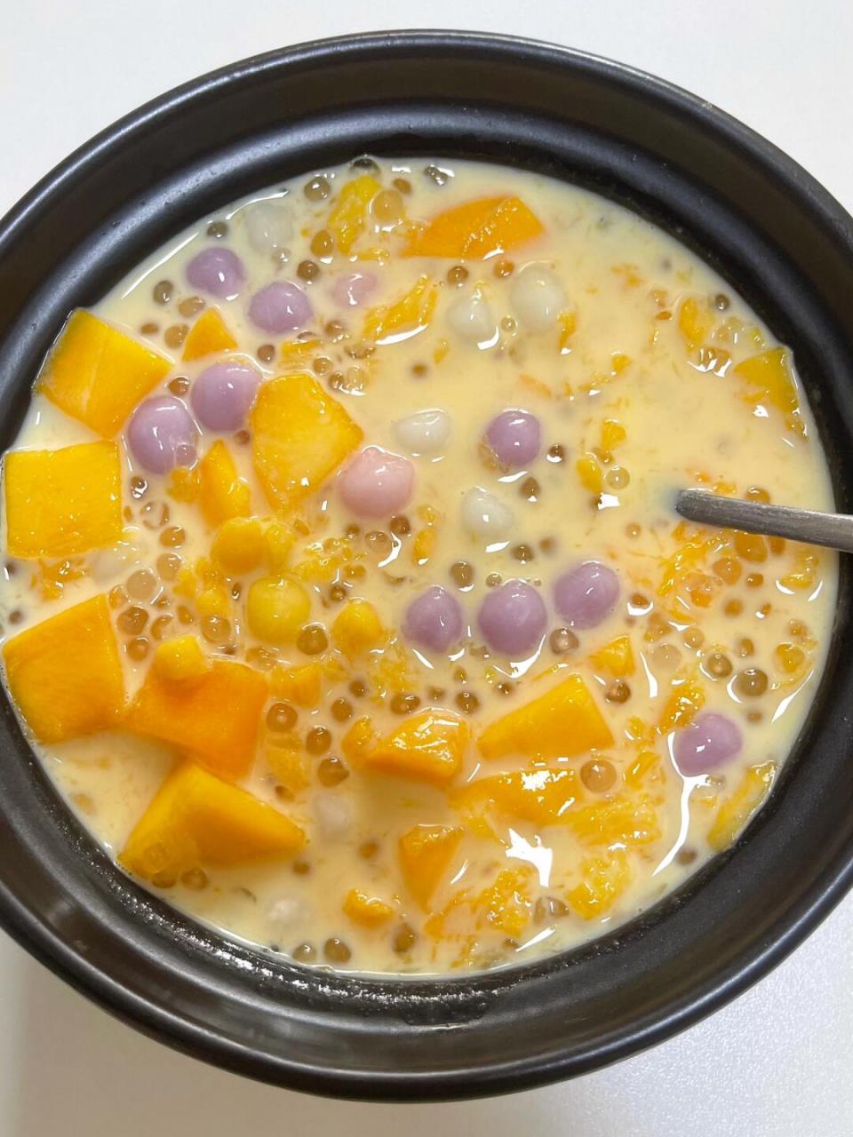 芒果牛奶西米露! 夏天一定要试试!