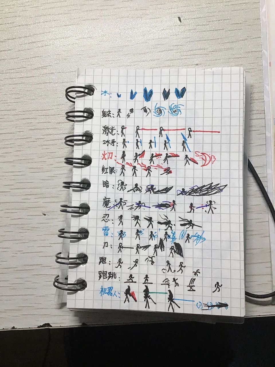 火柴人漫画的一些特效