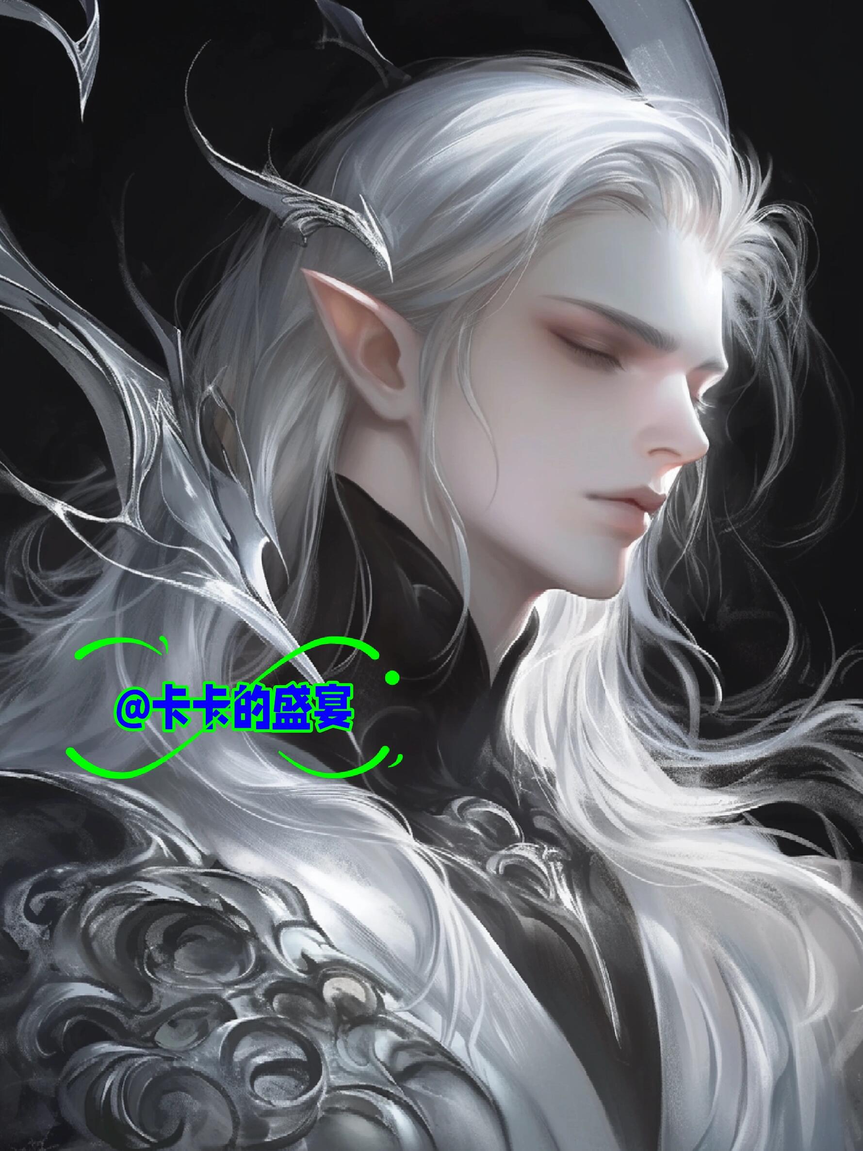 ✨银发精灵王子,神秘又迷人✨