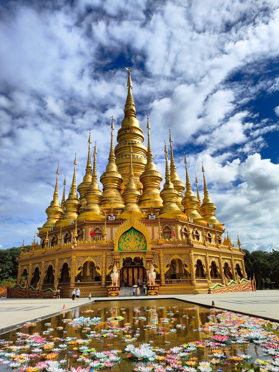 91傣味风景‖勐泐大佛寺攻略 大佛寺太太太美了,西双版纳天气好完全