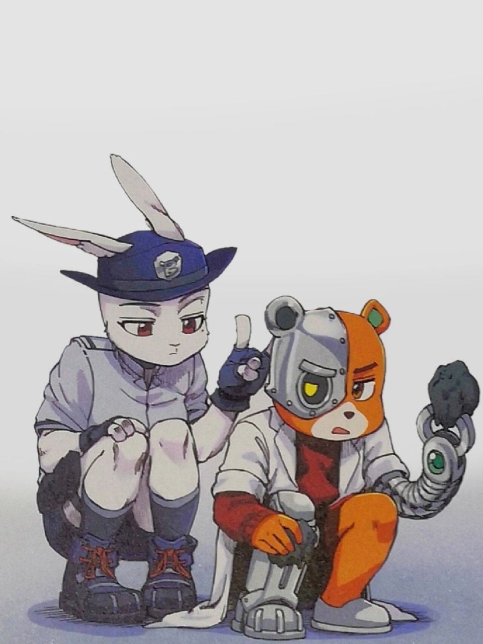 这点相信很多人都能注意的到,兔子警长是由豪猪养