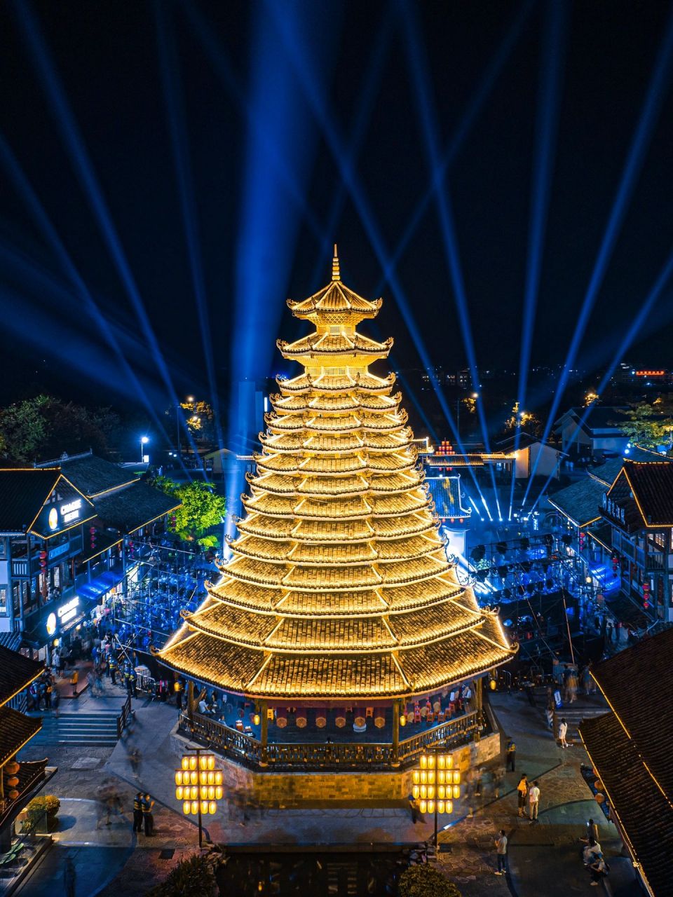 我心目中南宁最美夜景天花板就在相思小镇 民族的就是世界的.