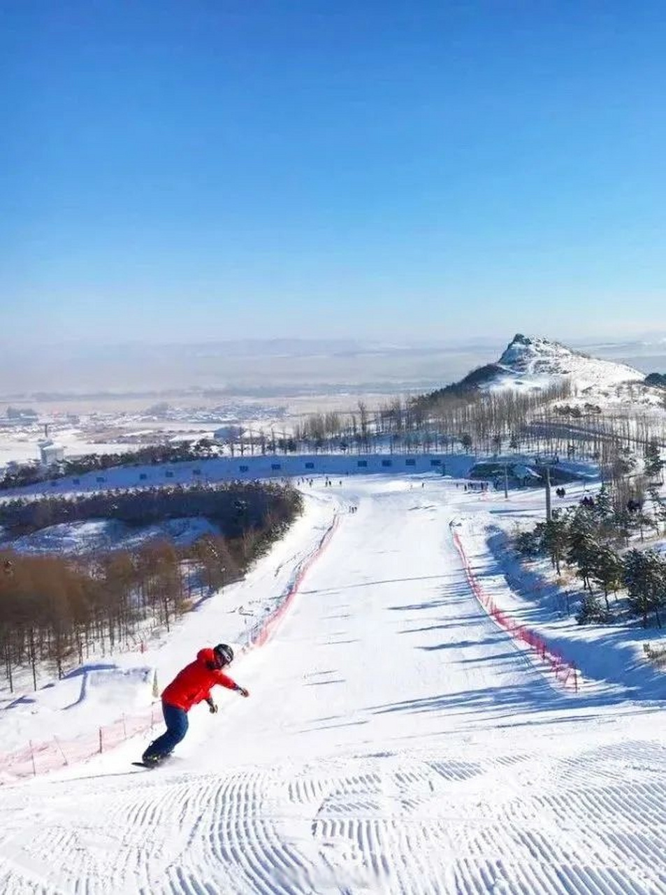 龙井海兰江滑雪场图片