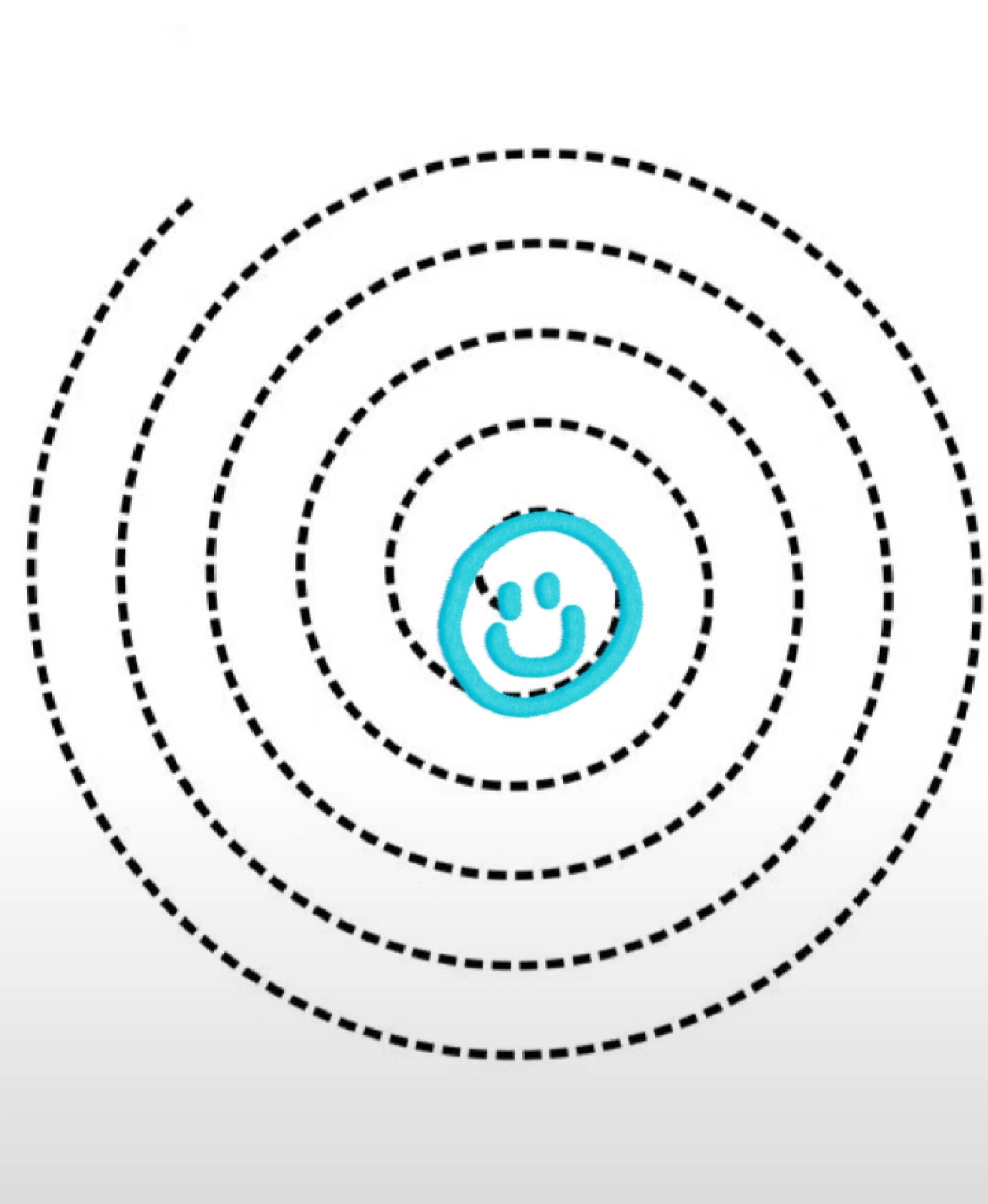 新学期幼儿手工素材《七彩魔力圈》可打印