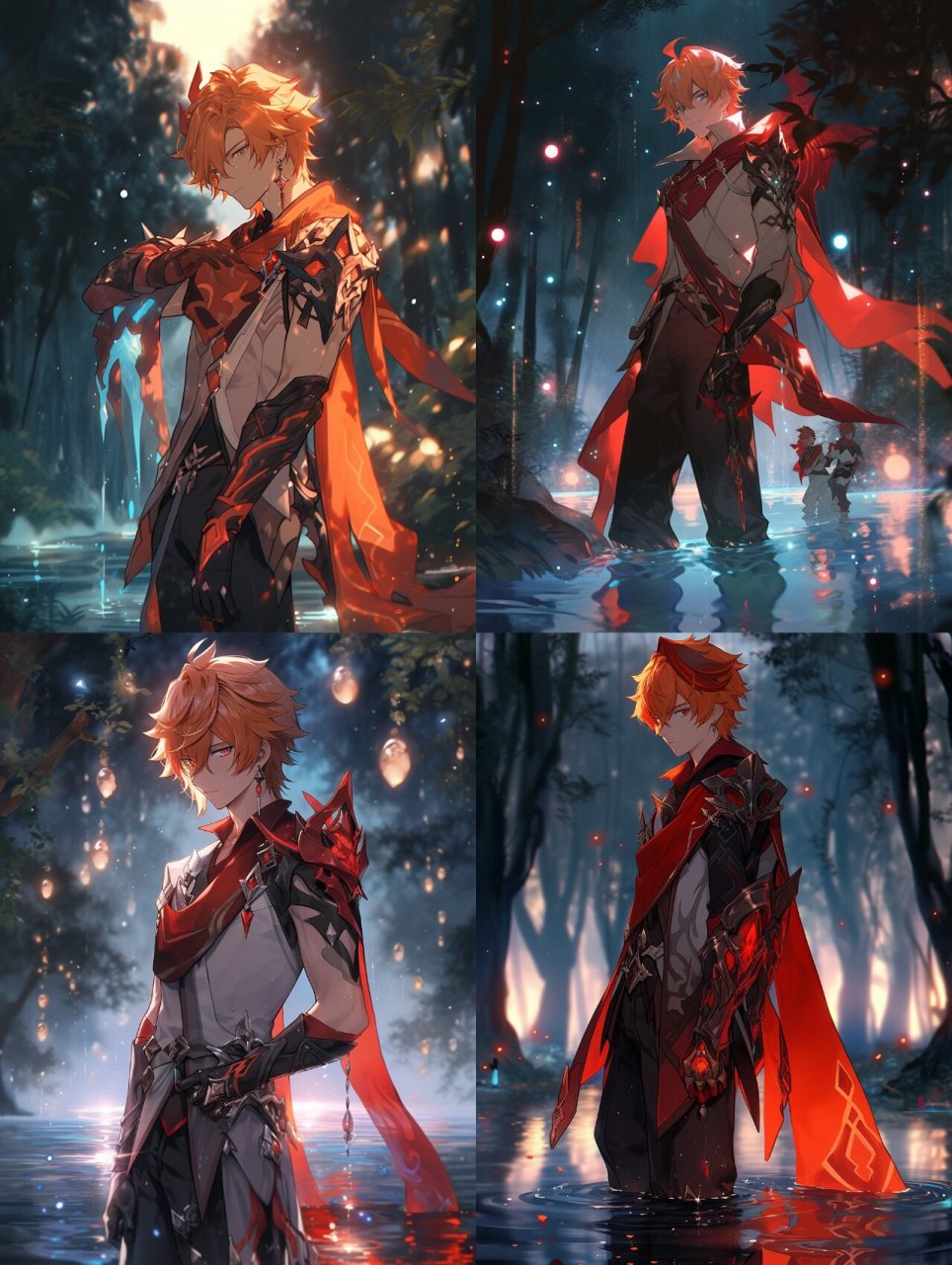 【原神人物】达达利亚 | 精品美图 至冬国外交使团愚人众十一执行官