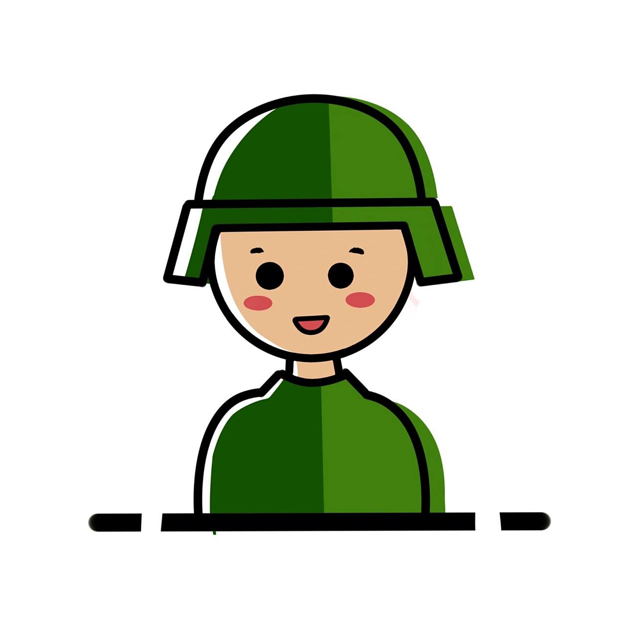 免抠元素|卡通军人兵哥哥人物形象 最美的兵哥哥人物卡通形象分享