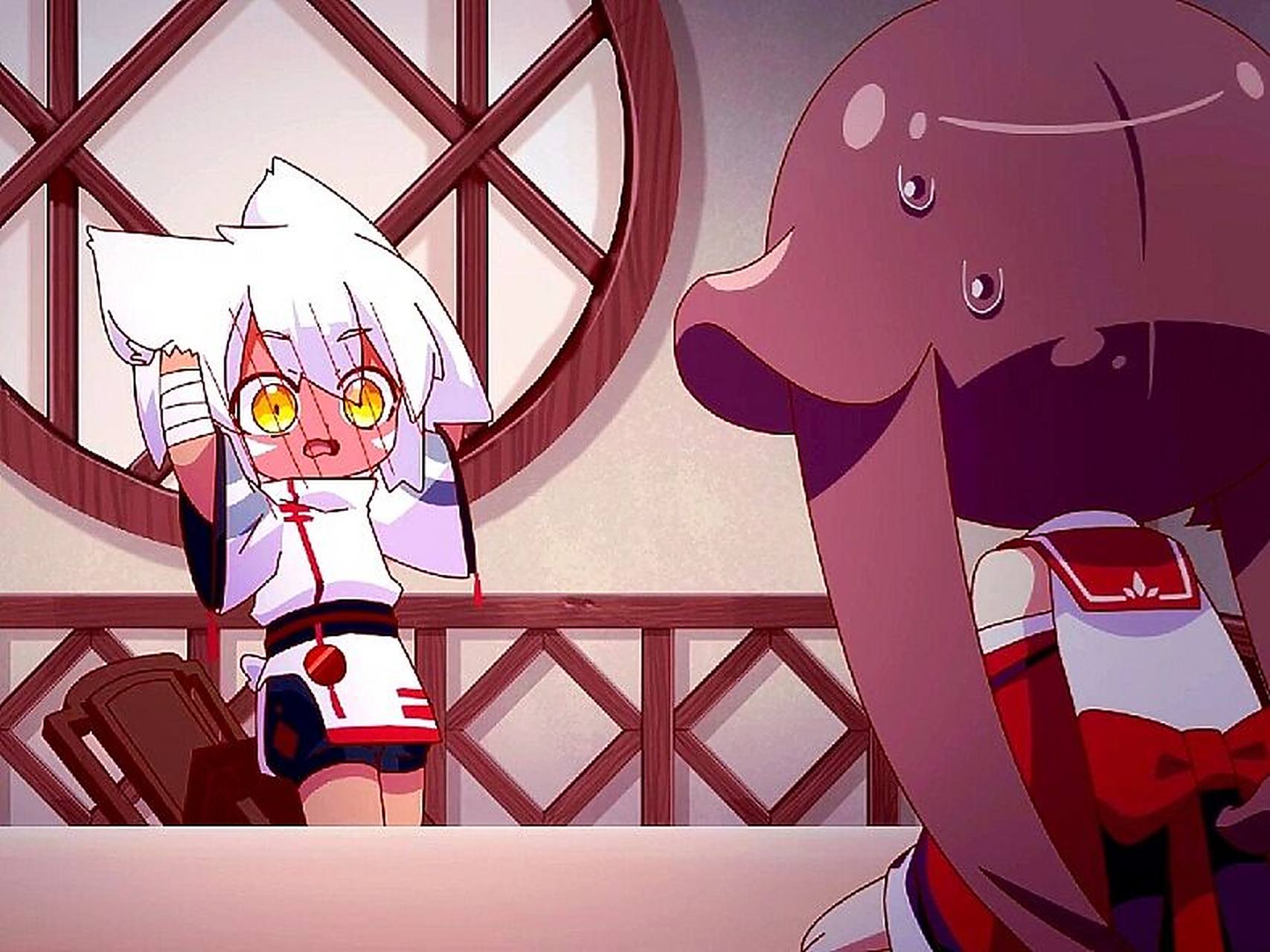 猫之茗图片 摸耳朵了