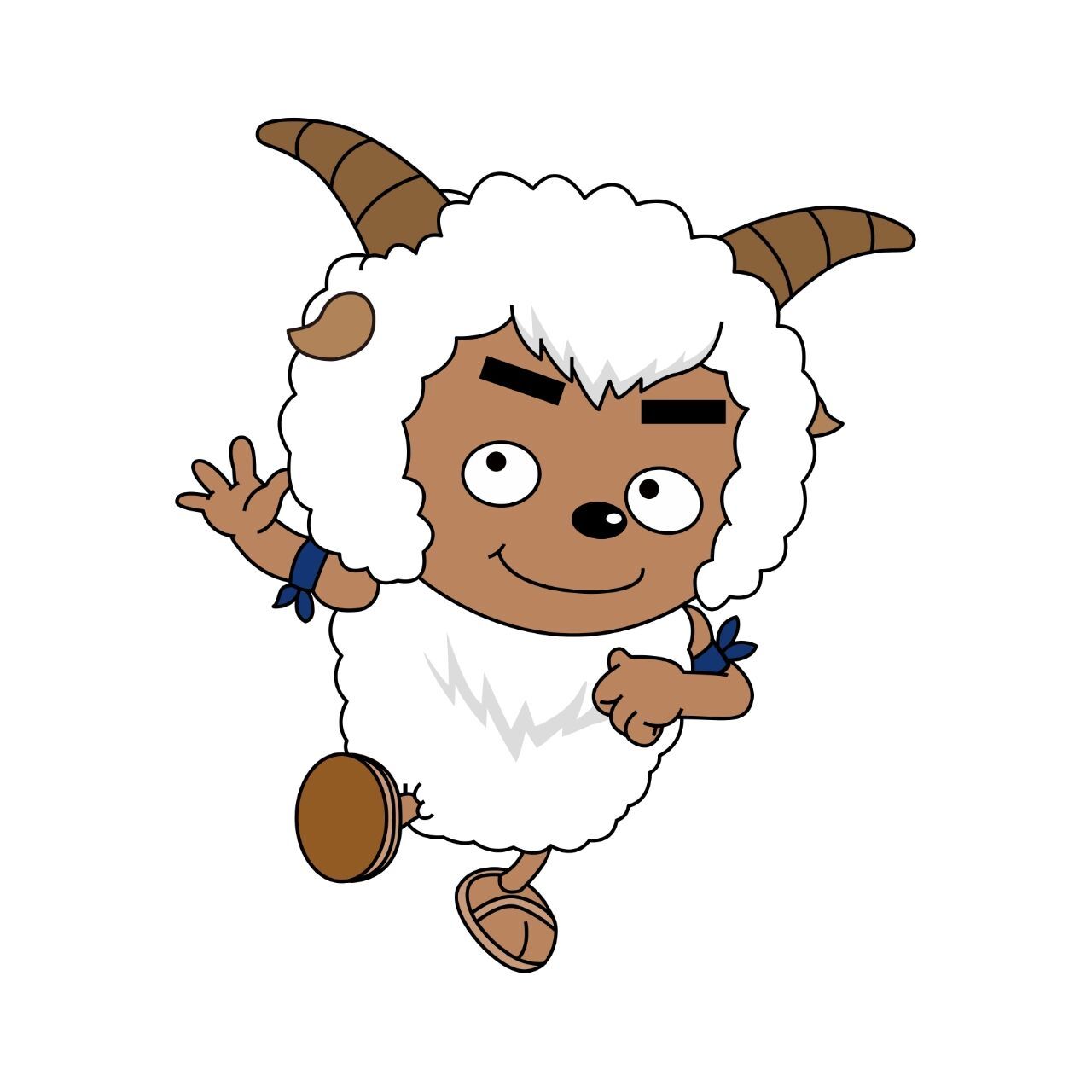 简笔画教程 | 喜羊羊与灰太狼之沸羊羊 身强力壮 爱运动的沸羊羊来啦!