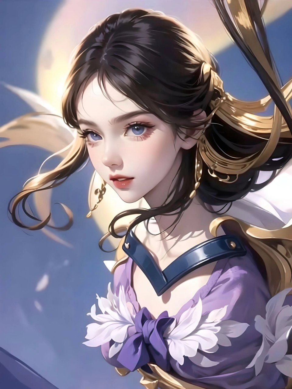 露娜露娜 #ai绘画# #壁纸# #闺蜜头像# #露娜# #王者荣耀开黑头像