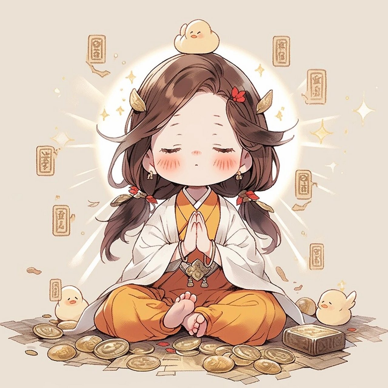 佛系少女 | 发财暴富头像 小富婆专用头像