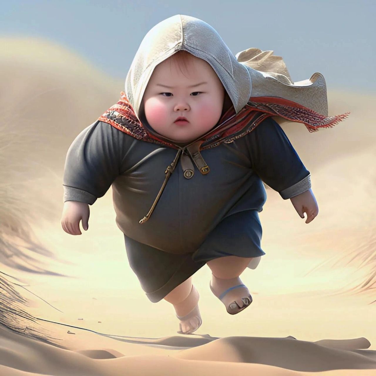 胖胖的男孩也可爱!