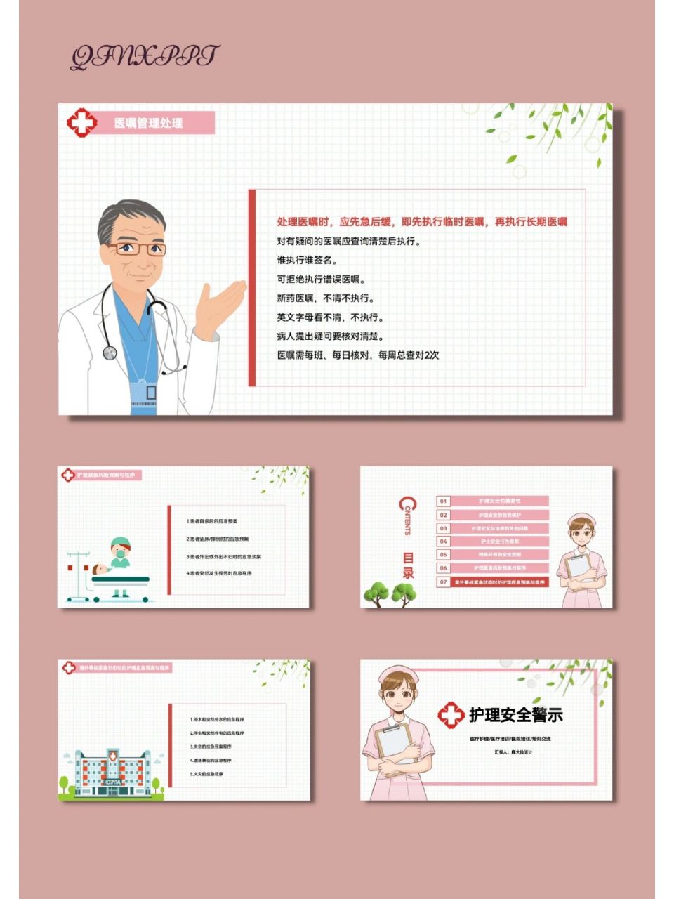 护理安全警示培训ppt模板【344】 08共36页,图文可编辑修改 08点