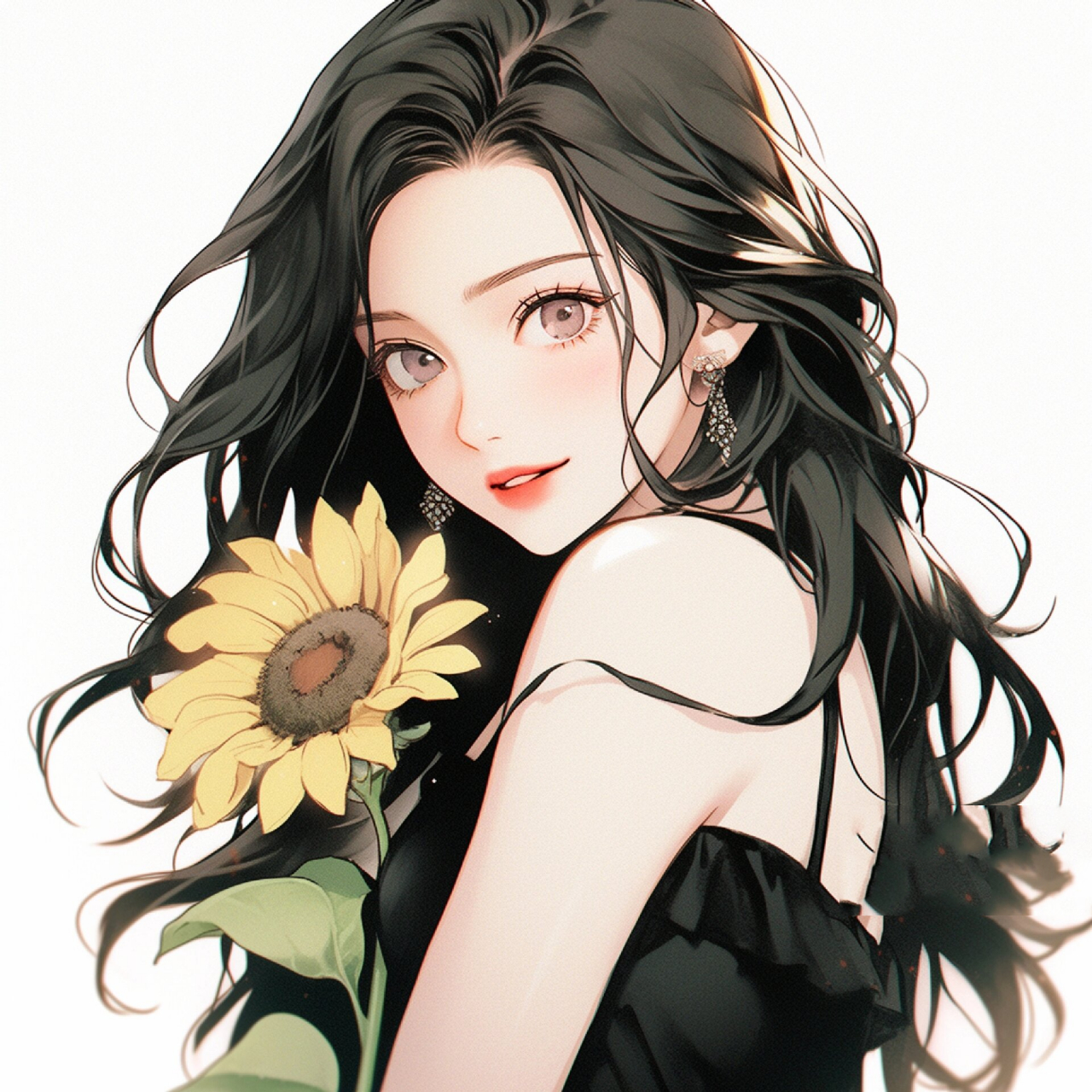 治愈女孩78|wechat头像 别低头皇冠会掉,别崩溃朋友会笑,人间就是