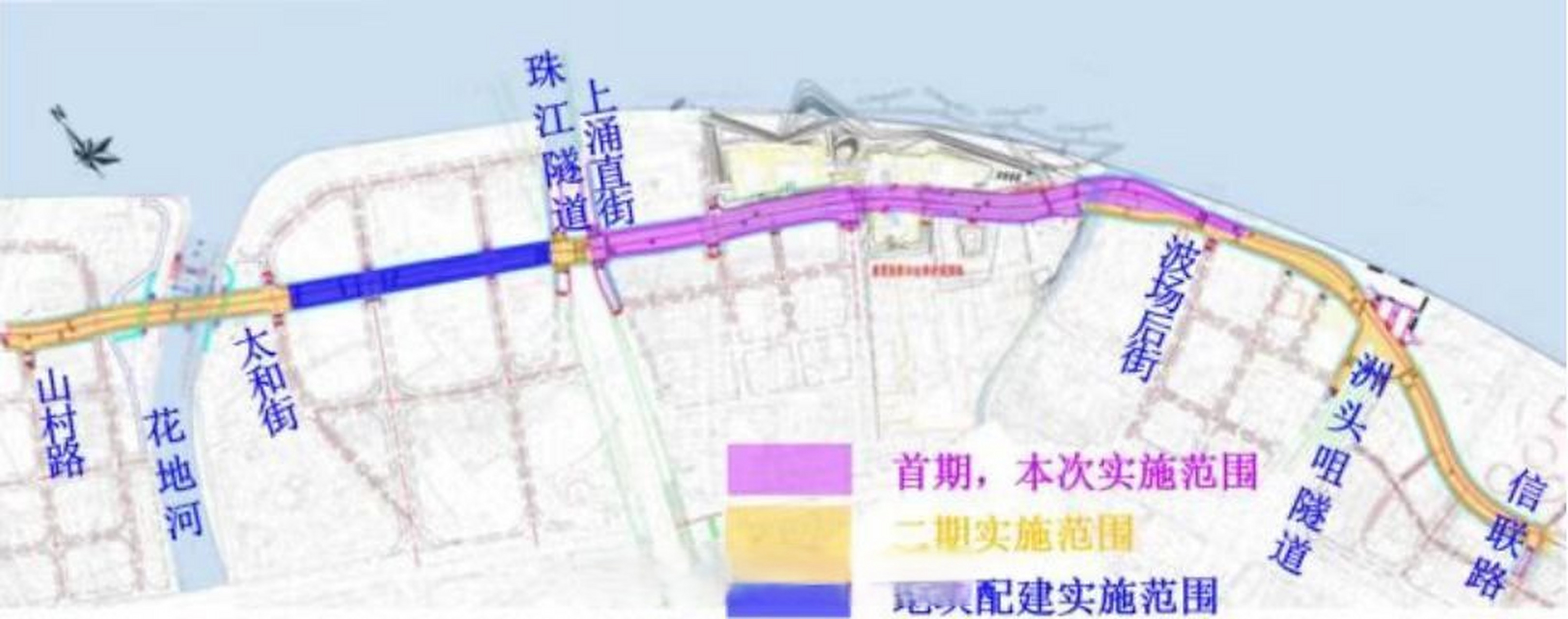 广州城事#【#白鹅潭大道首期环评公示# 预计6月底开工】4月3日,白鹅