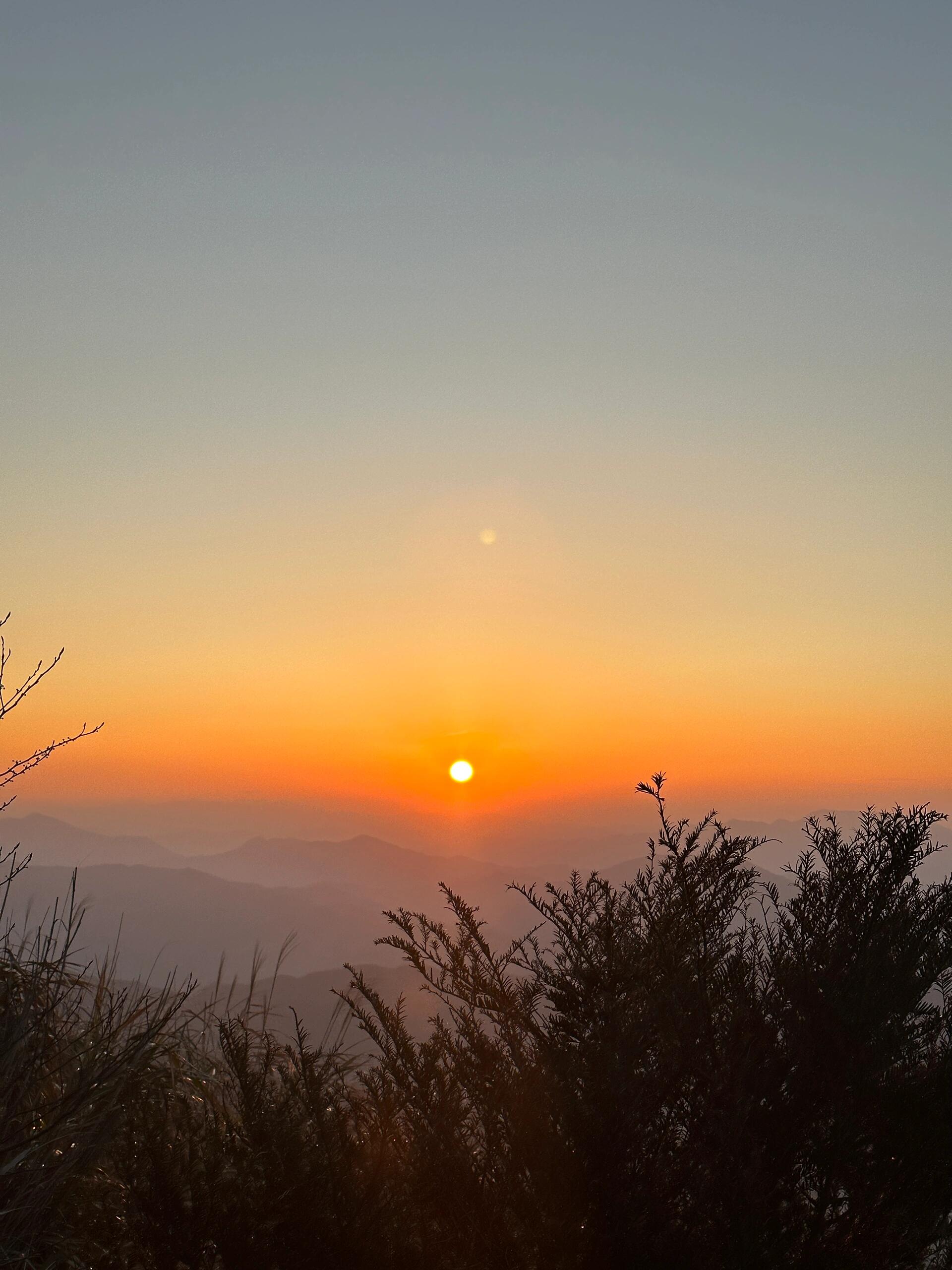 闽南第一高峰大芹山7215在我们大平和!