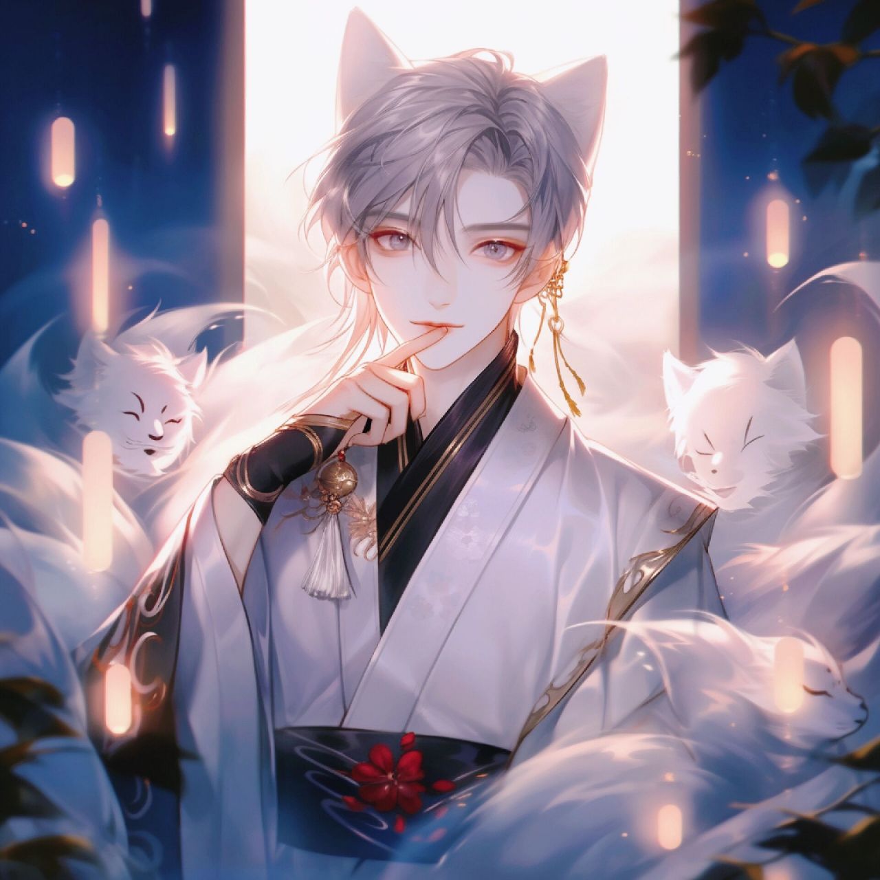 二次元男生头像·可爱的狐族少年