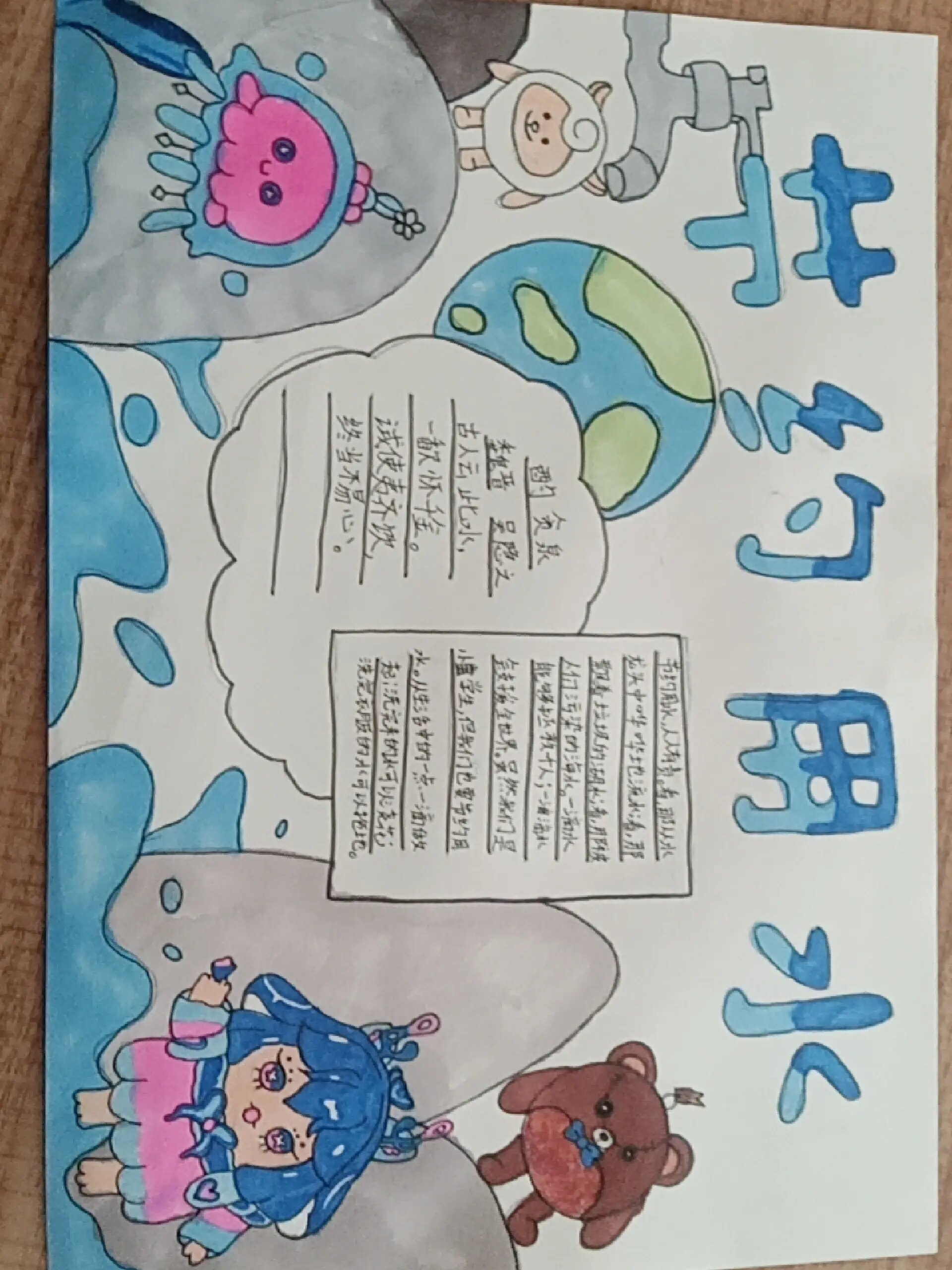 节约用水手抄报96@青春烟雨路的动态