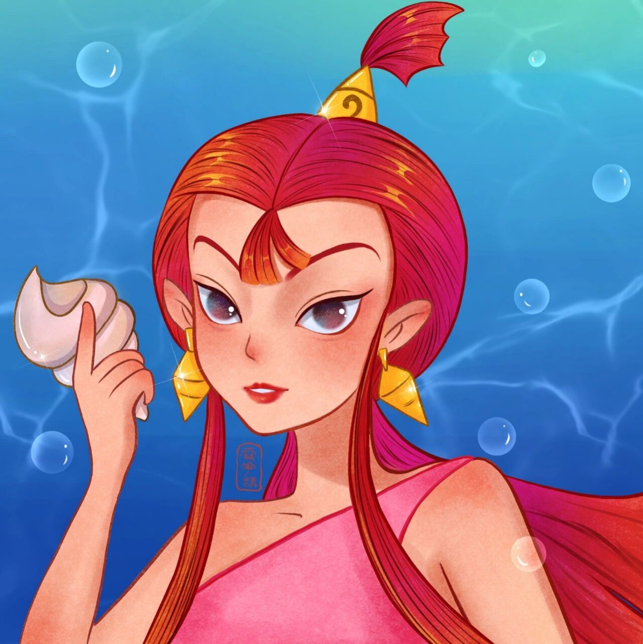 同人插画67|哪吒传奇|小龙女 准备开个同人系列,不知道能画几张