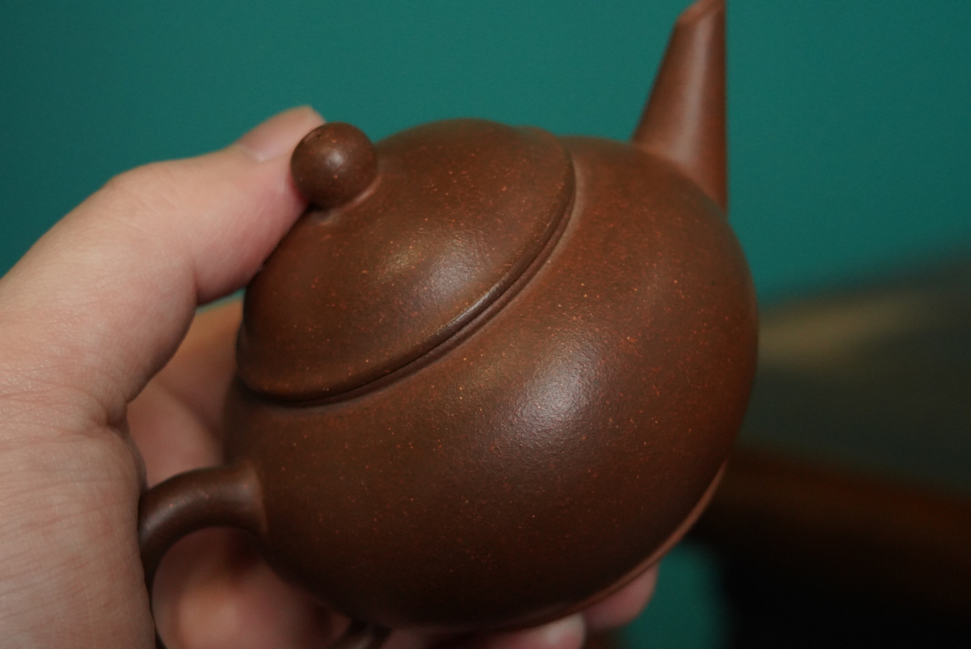 早期台订老紫泥水平壶 墨缘斋景堂制底款,把款景记 早期台订作品,标准